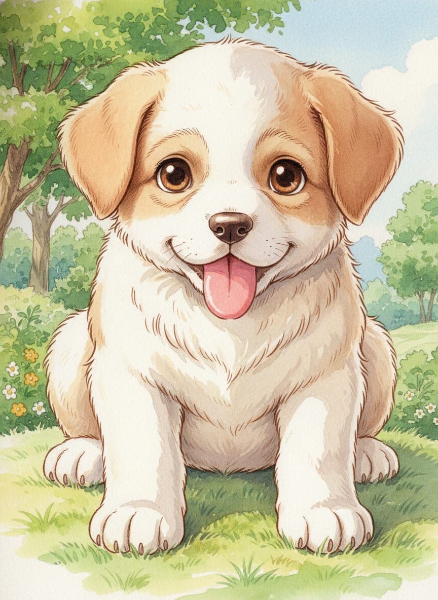 The enormous puppy