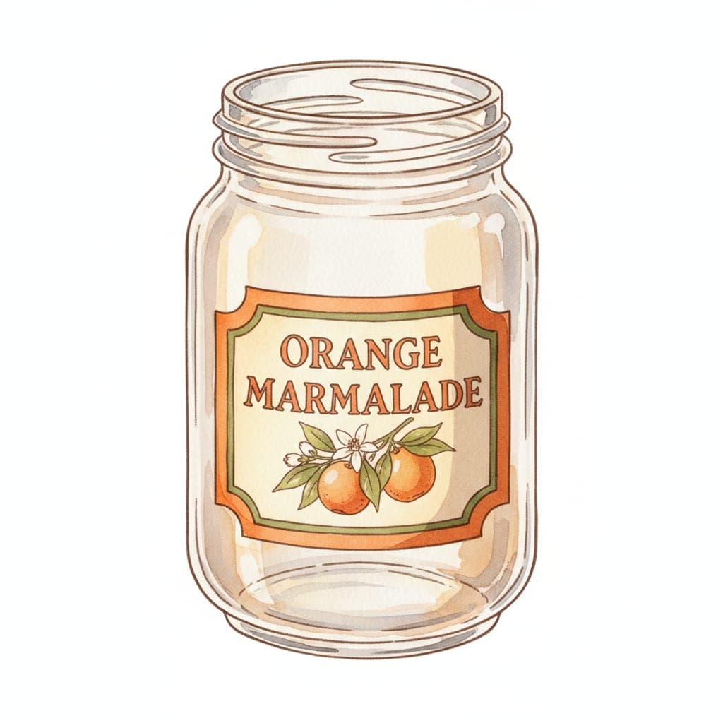 Jar of Orange Marmalade