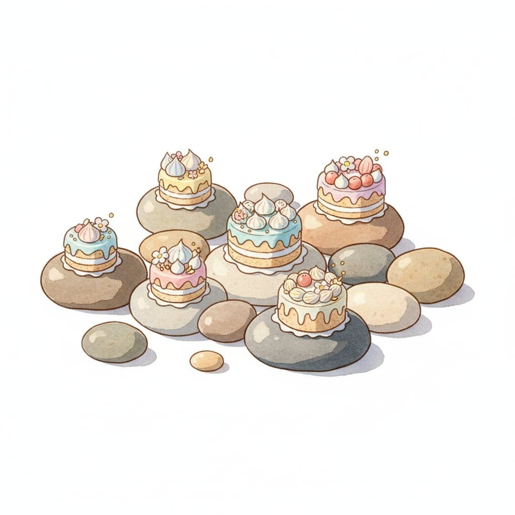 Pebble Cakes