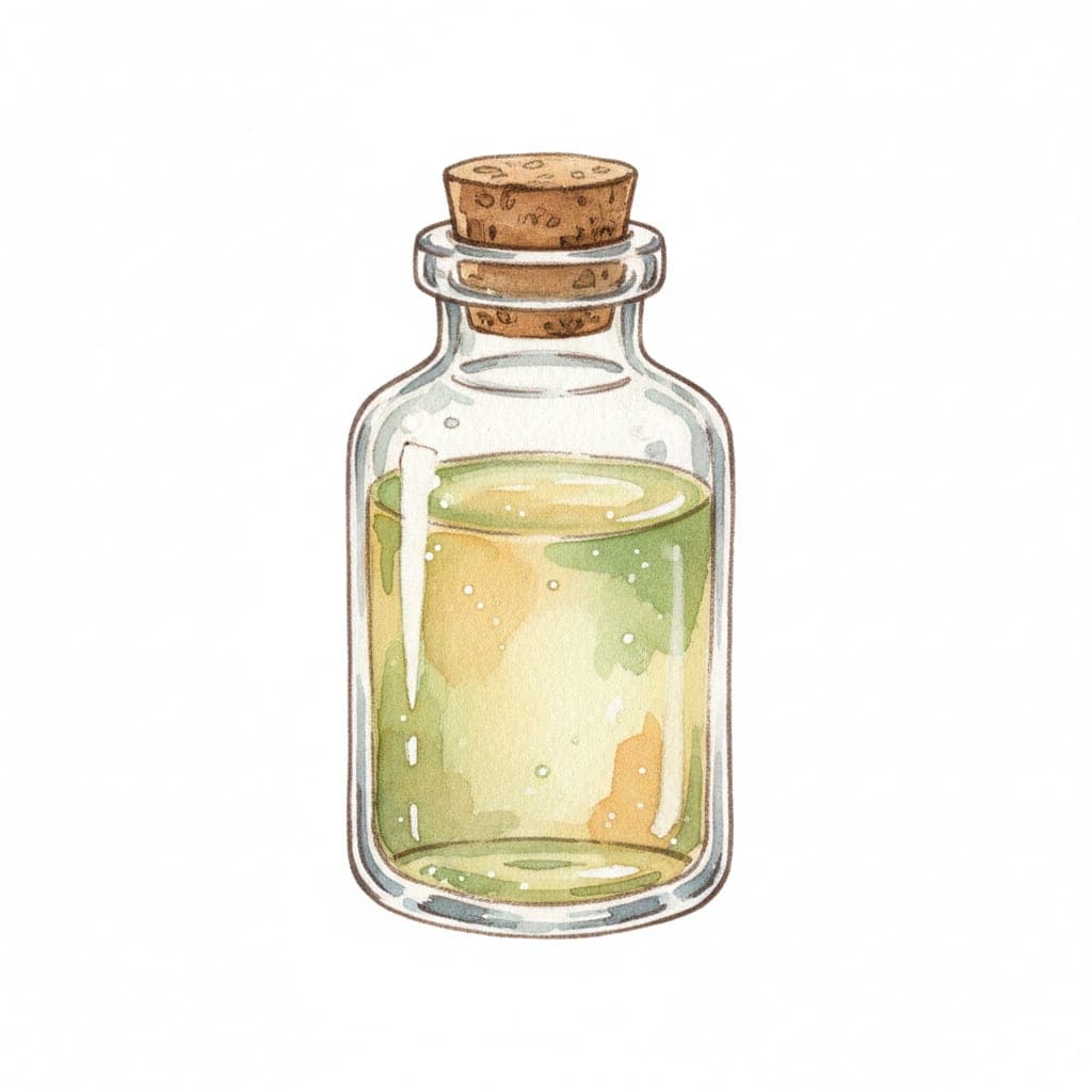 Unlabeled Magic Bottle